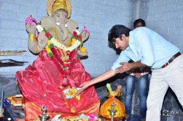 Pawan Kalyan At Andhra Prabha Office Ganesh Pooja